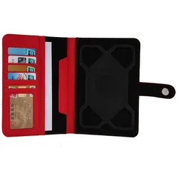 We-Vibe ***H-720 TPU Rouge Housse Universel pour tablette 7' Attaches en silicone ajusta, Tablet Halterung, Rot