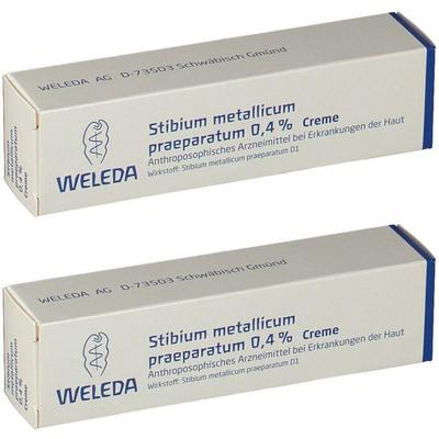 Stibium Metallicum Praeparatum 0,4% Creme 2x 2x25 g