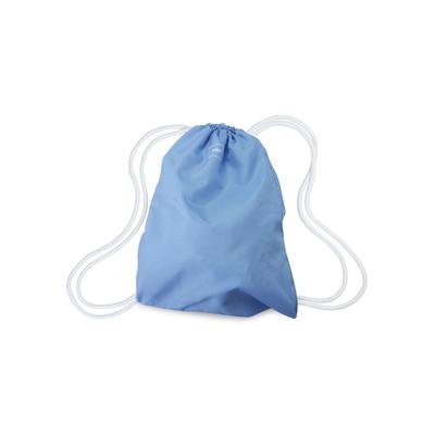 Schultertasche MSTRDS "MSTRDS Unisex Basic Gym Sack", Damen, Gr. onesize, blau (skyblau), Polyester, unifarben, Taschen Schultertasche
