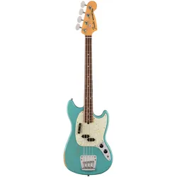 Fender Justin Meldal-Johnsen Road Worn Mustang Bass RW - E-Bass