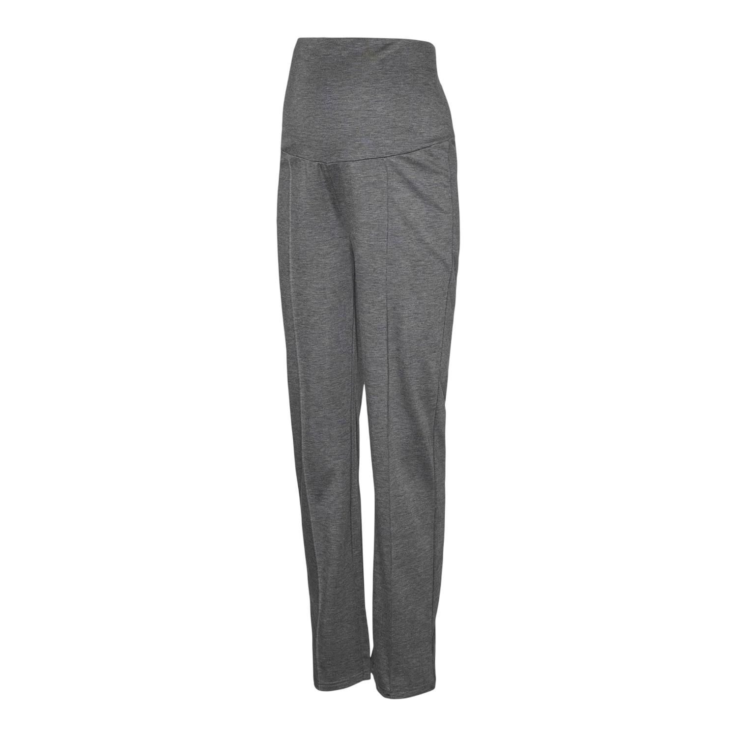 Mamalicious Dames Melange Rechte Pasvorm Sweatersbroek (Grijs Melange)
