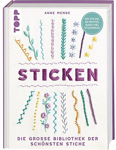 Buch "Sticken – Die große Bibliothek der schönsten Stiche"