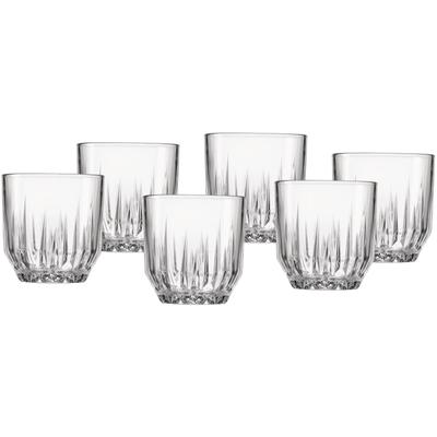 Whiskyglas RITZENHOFF & BREKER "Palace", transparent, B:8,5cm H:9cm Ø:8,5cm, Glas, Trinkgefäße, Whiskyglas, 6er Set, je 300 ml