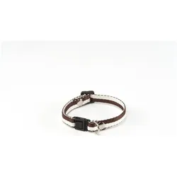 Martin Sellier Bambus-Halsband für Katzen (One Size, Katze, Allgemein), Halsband + Leine