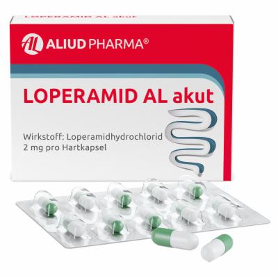 ALIUD Pharma GmbH Loperamid AL akut bei akutem Durchfall 10 St 08910316