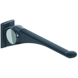HEWI LifeSystem Stützklappgriff Premium, Ausleger Aluminium, PG75, Anthrazit