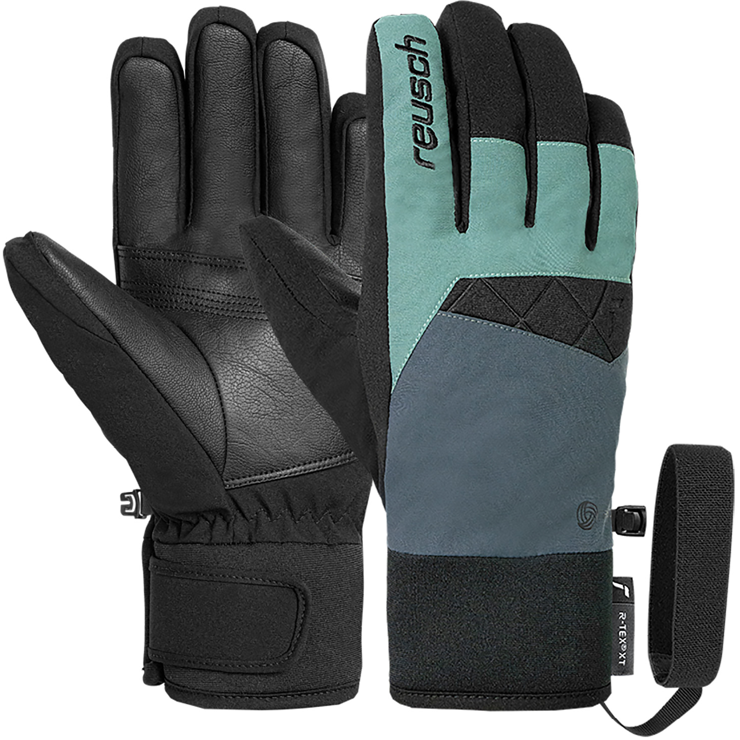 Reusch Malone R-Tex XT Skihandschuhe schwarz Größe 8.5 Skifahren Winddicht Wasserabweisend