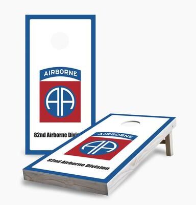 Skip's Garage 82nd Airborne Division Cornhole Boards