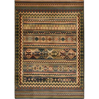 Teppich THEKO "Gabiro 416", bunt, B:90cm H:10mm L:160cm, Kunstfaser, Teppiche, Teppich, Kurzflor, Orient Optik, Wohnzimmer