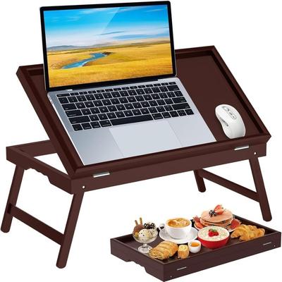 No Bed Tray Table with Folding Legs