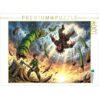 CALVENDO Puzzle Der Sturz des Riesen | 1000 Teile Lege-Größe 64x48cm Foto-Puzzle für glückliche Stunden