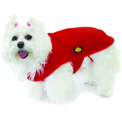 Fashion Dog Fleece-Hundemantel - Rot - 75 cm