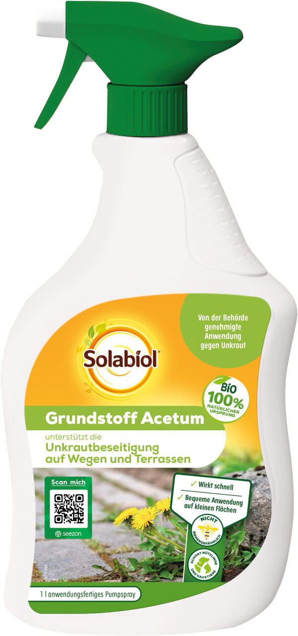 Solabiol Unkrautfrei Grundstoff Acetum Spray 1 L