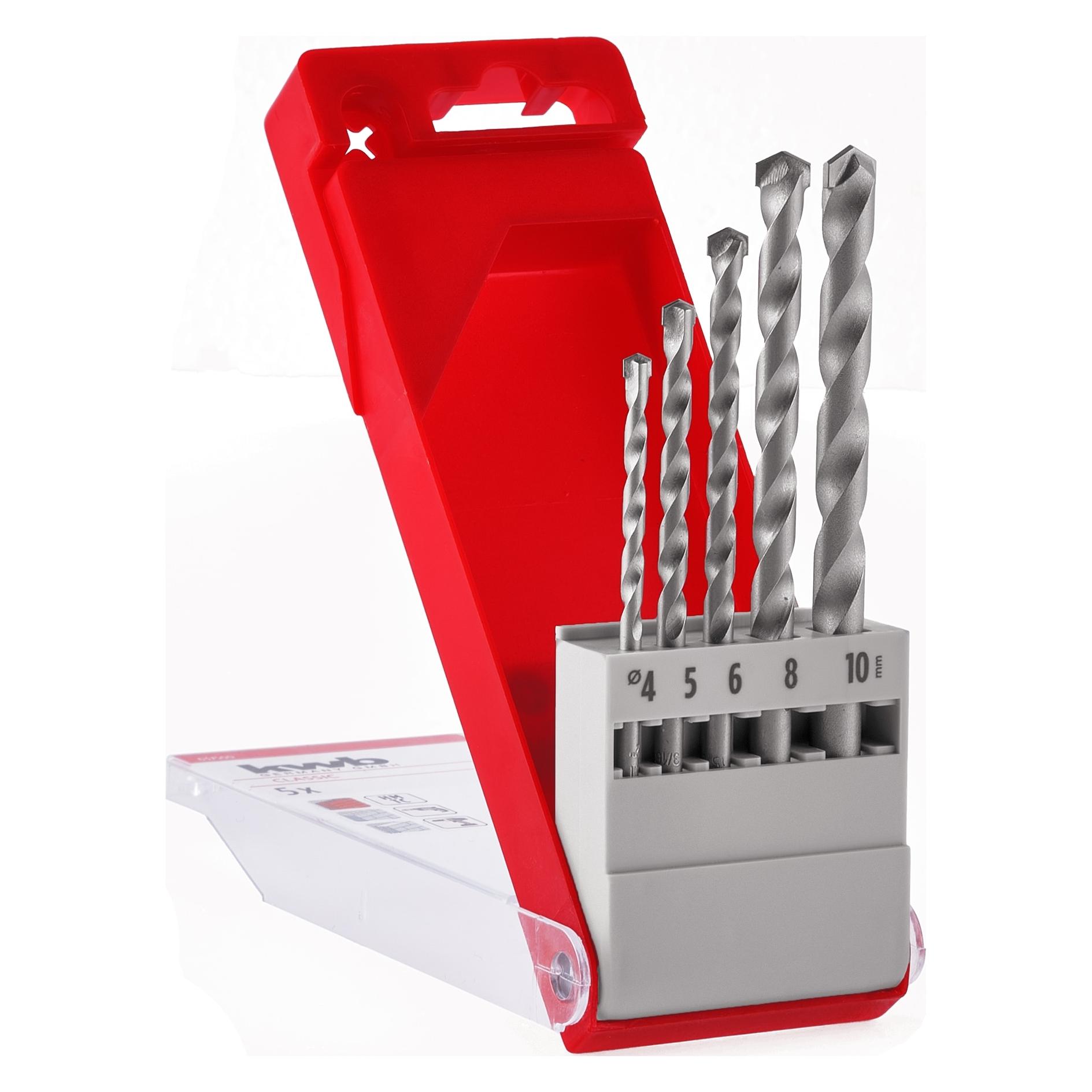 kwb Steinbohrer-Set, 37500, 4-10 mm, 5-teilig (37500)