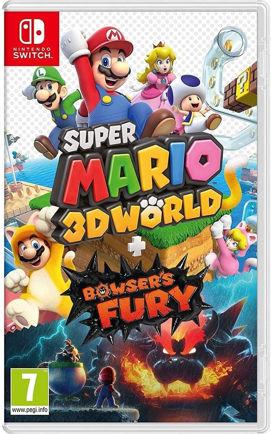 Super Mario 3D World + Bowser's Fury - Nintendo Switch Game, Used - Without Case