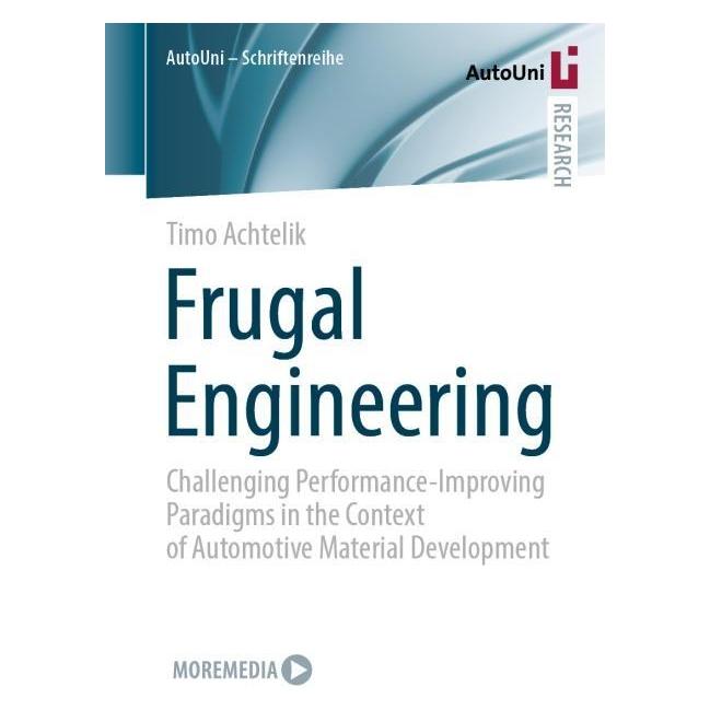 Springer Frugal Engineering (Englisch, Softcover, Timo Achtelik) (59048048)
