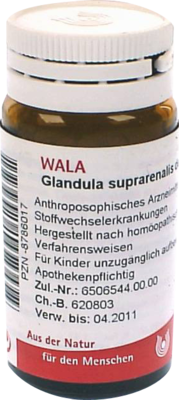WALA Heilmittel GmbH GLANDULA SUPRARENALIS dextra cum Cupro Globuli 20 g 08786017