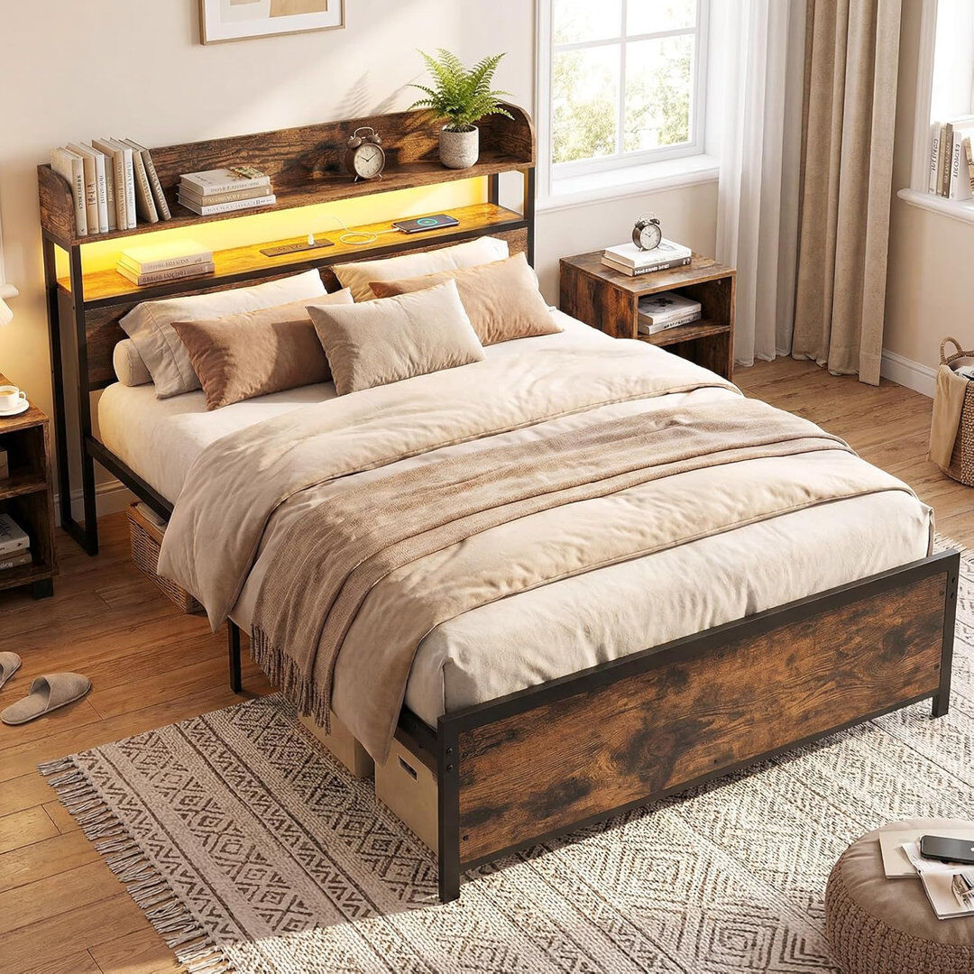 Brayden Studio Bed Brown 151 x 225 cm