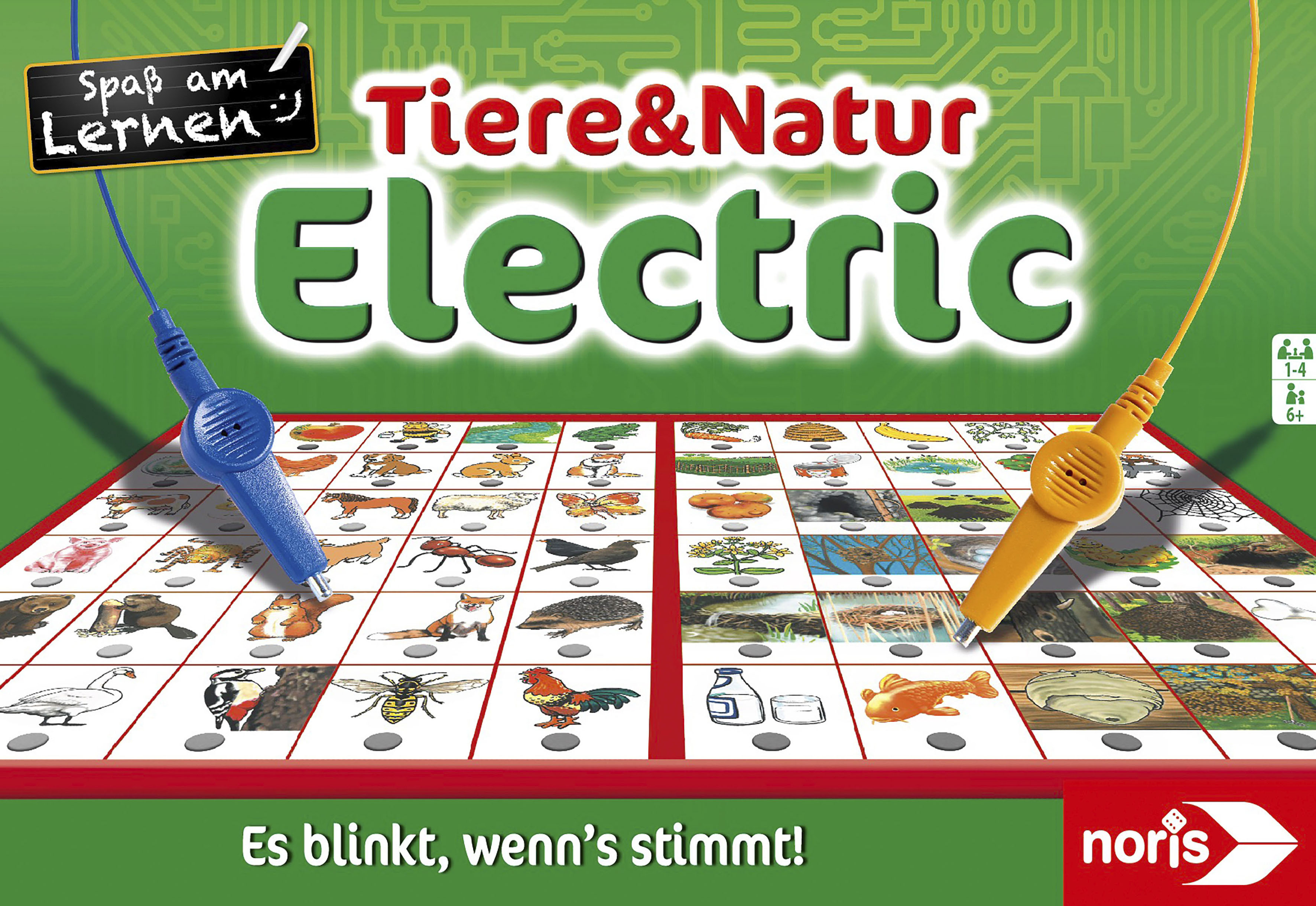 Spiel NORIS "Tiere und Natur Electric", bunt, Spiele, Kinder, Spiel