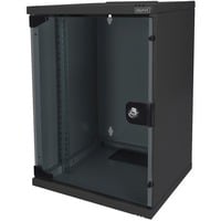 Wandgehäuse 254 mm (10") - 312x300 mm (BxT), IT-Schrank schwarz