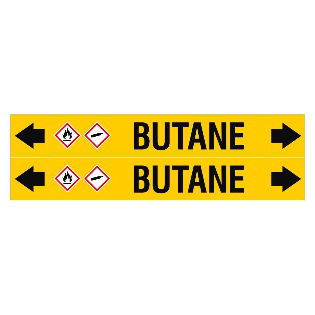 Brady ASME - Rohrmarkierer - Butane (ASMEPM-50X345MM-BUTANE)