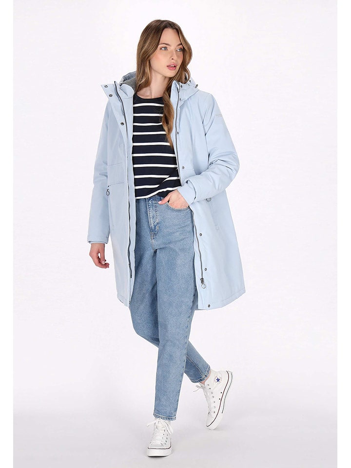 Schmuddelwedda Parka in Hellblau - XL
