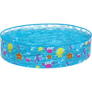 Bestway Planschbecken Fill n Fun Sparkling Sea 55028, ab 2 Jahren, bis 277 Liter, Ø 122 x 25 cm