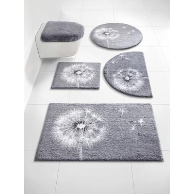 Badematte GRUND Gr. 3, grau, rechteckig (60cm x 100cm ), Badematten, Badematte