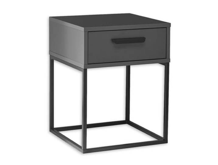 SUNA Nachttisch Nachtschrank Graphit 40 x 52 x 38,5 cm (B/H/T)
