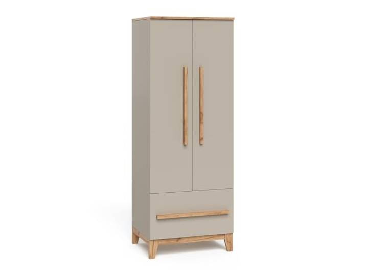 VitaliSpa Kinderkleiderschrank Malia, Cashmere/Artisan, 70 x 186.8 cm kombinierbar mit weiteren Möbeln der Malia-Serie