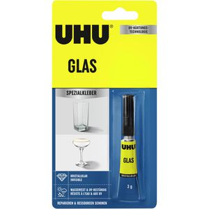 UHU Spezialkleber Glas, 46685, wasserfest, 3g