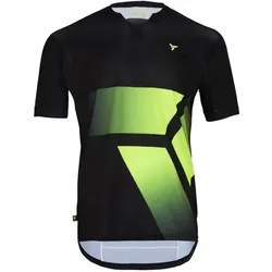 Silvini Gallo Herren Loose Trikot Kurzarm Black/Green Gr. 4XL