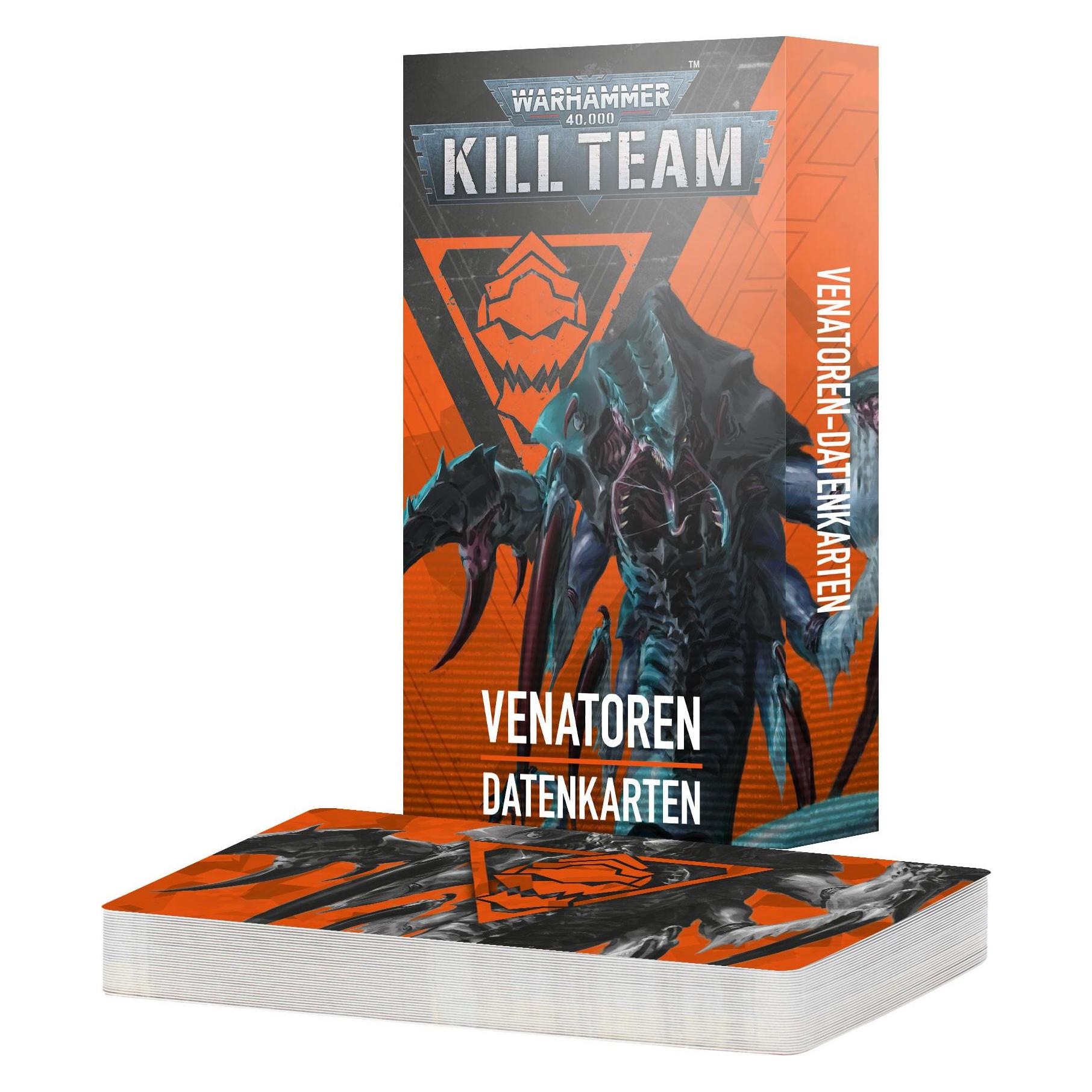 Games Workshop Kill Team: Datenkarten der Venatoren (Papier) (62089539)