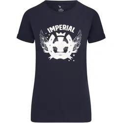 Imperial Riding T-shirt kurzarm mit silbernem Logo Glow Navy 2022, Größe: L