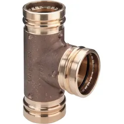 Viega Sanpress XL-T-Stück 350635 88,9 mm, Rotguss