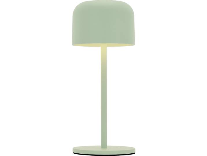 Tischlampe Lou türkis Metall/Aluminium H 21 cm 100 lm - LED - Lichtfarbe: Extra warmweiss