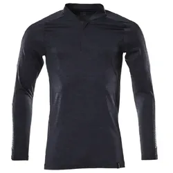 Langarm-Poloshirt COOLMAX® Pro "ACCELERATE" - 4XL - schwarzblau