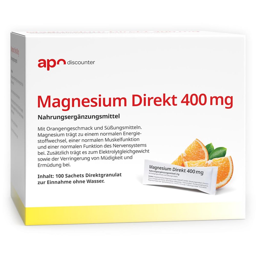 apo.com Group GmbH Magnesium Direkt 400 mg von apodiscounter 19342335