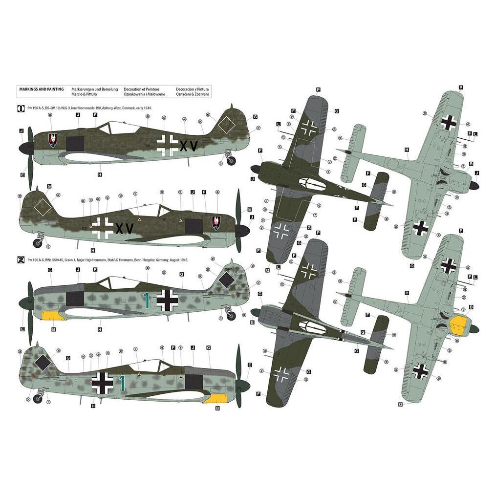 Hobby 2000 Focke-Wulf Fw 190 A-5/A-6 Nachtjager (H2K32017)