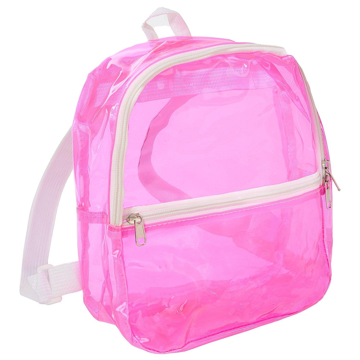 Rucksack "Clear", neonpink