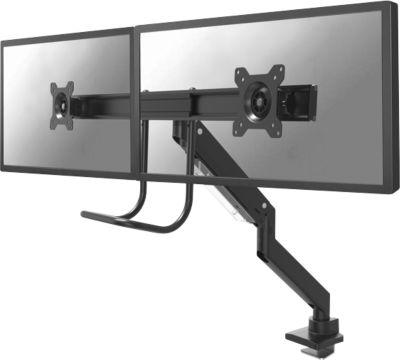 2-fach-Monitor-Tischhalterung Neomounts by Newstar NM-D775DXBLACK, bis 32“, neig-/dreh-/schwenkbar, mit Griff