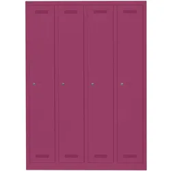 Garderobenschrank MonoblocTM | 4 Abteile - 621 beere