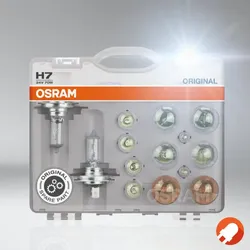 LKW SET OSRAM H7 Ersatzlampenbox Halogen Box 24V - Reservelicht für LKW und Busse