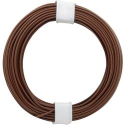 Donau Elektronik 105-8 Schaltdraht 1 x 0.20 mm² Braun 10 m