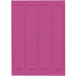 Garderobenschrank MonoblocTM | 4 Abteile - 681 fuchsia