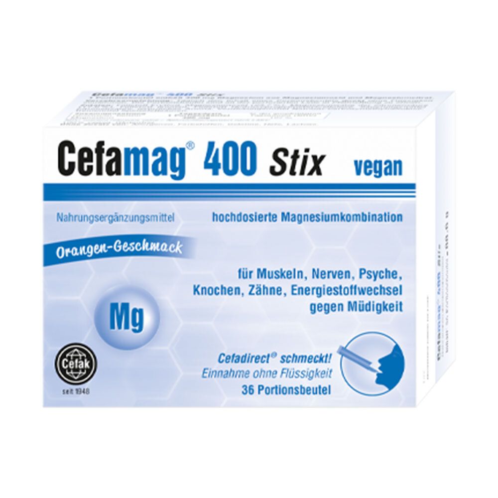 Cefamag 400 Stix 36 St Granulat