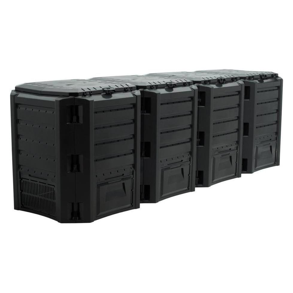 Prosperplast composting bin Black 1600L 261 x 83 x 72cm (IKSM1600C-S411)