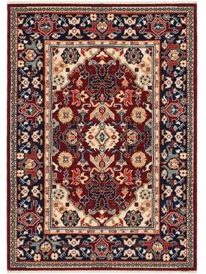 Style Haven Leander Intricate Medallion Fringed Wool Blend Area Rug