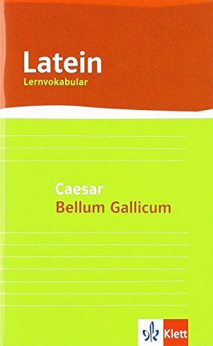 Gottfried Bloch - Lernvokabular zu Caesar Bellum Gallicum - Preis vom 13.10.2026 19:28:25 h