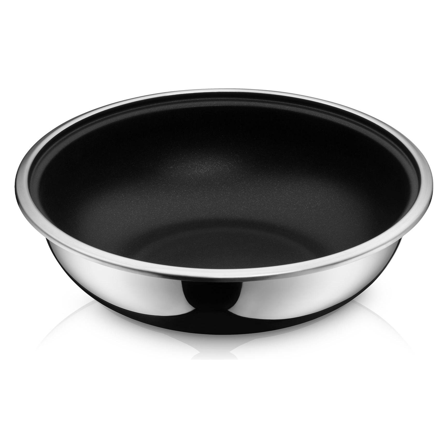 WMF Click&Serve Wok, 26 cm (Wok Pfanne, Edelstahl, 26 x 8.62 cm) (8900540125)